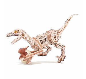 RoboTime 3D wooden mechanical puzzle Velociraptor